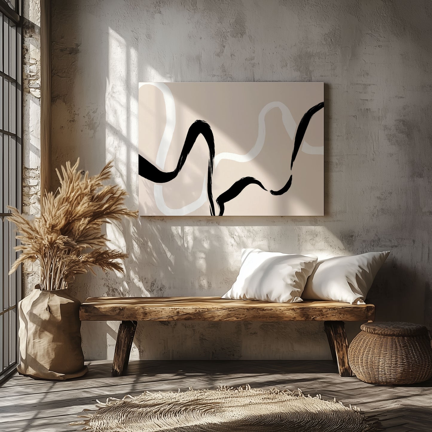 Flow of Contrasts - Canvas