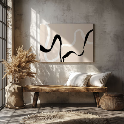 Flow of Contrasts - Canvas