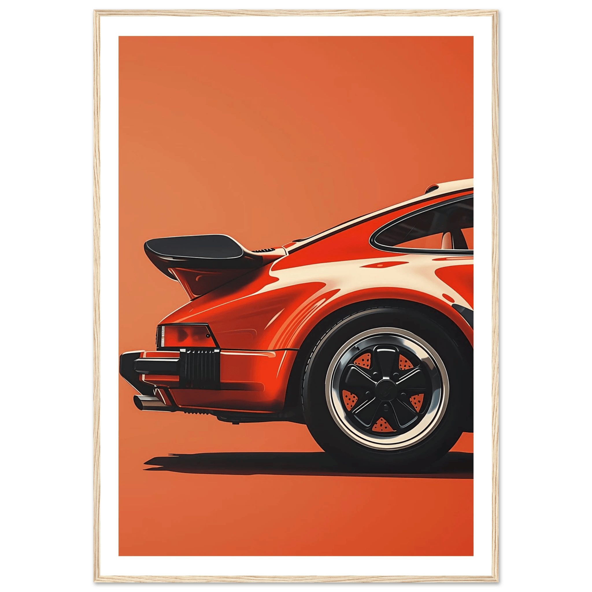 Retro Car - Poster - Arthena