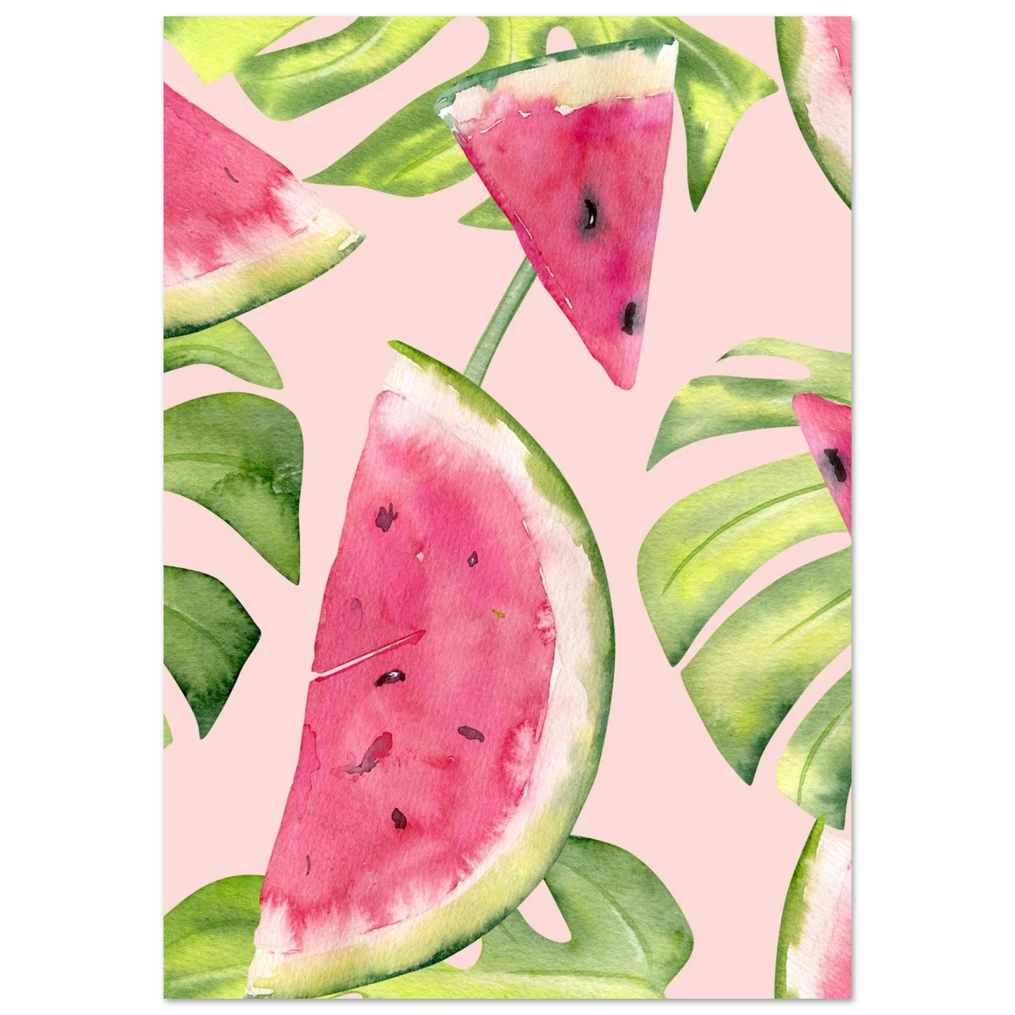 Watermelon Slices - Poster - Arthena