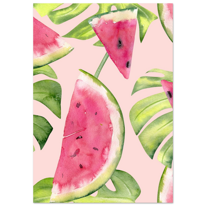 Watermelon Slices - Poster - Arthena