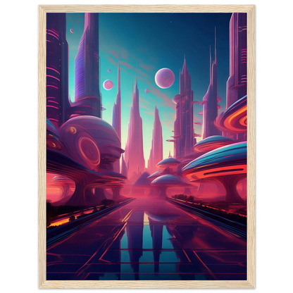 Neon Horizons - Poster - Arthena