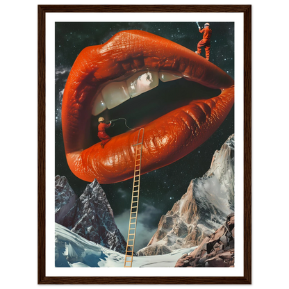 Lip Construction - Poster - Arthena