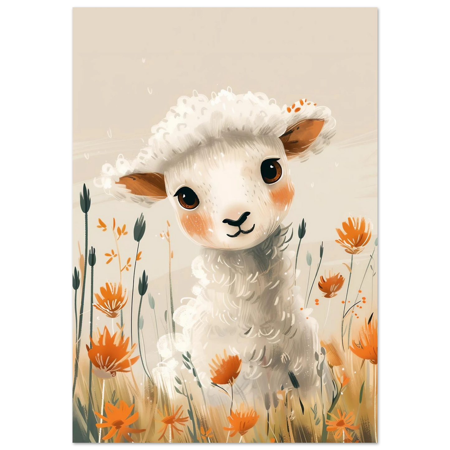 Baby Lamb - Poster - Arthena