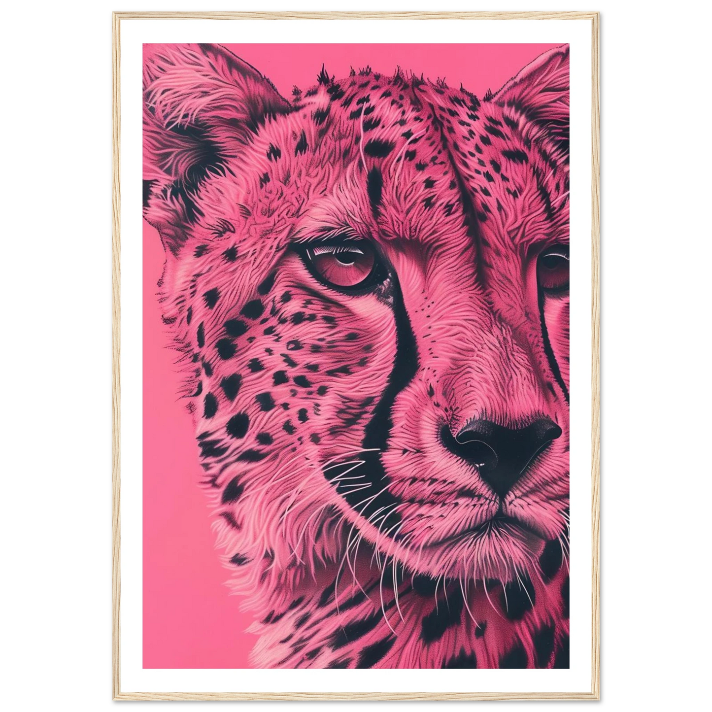 A Pink Cheetah - Poster - Arthena