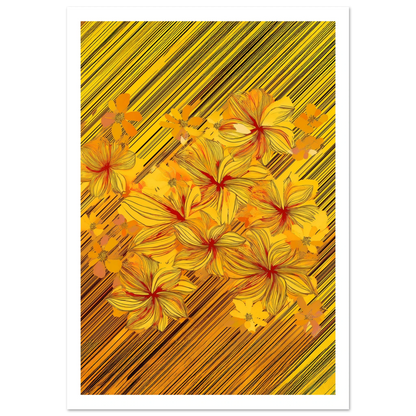 Golden Blossoms - Poster - Arthena