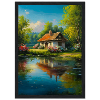 Serenity by the Lake - Poster - Arthena