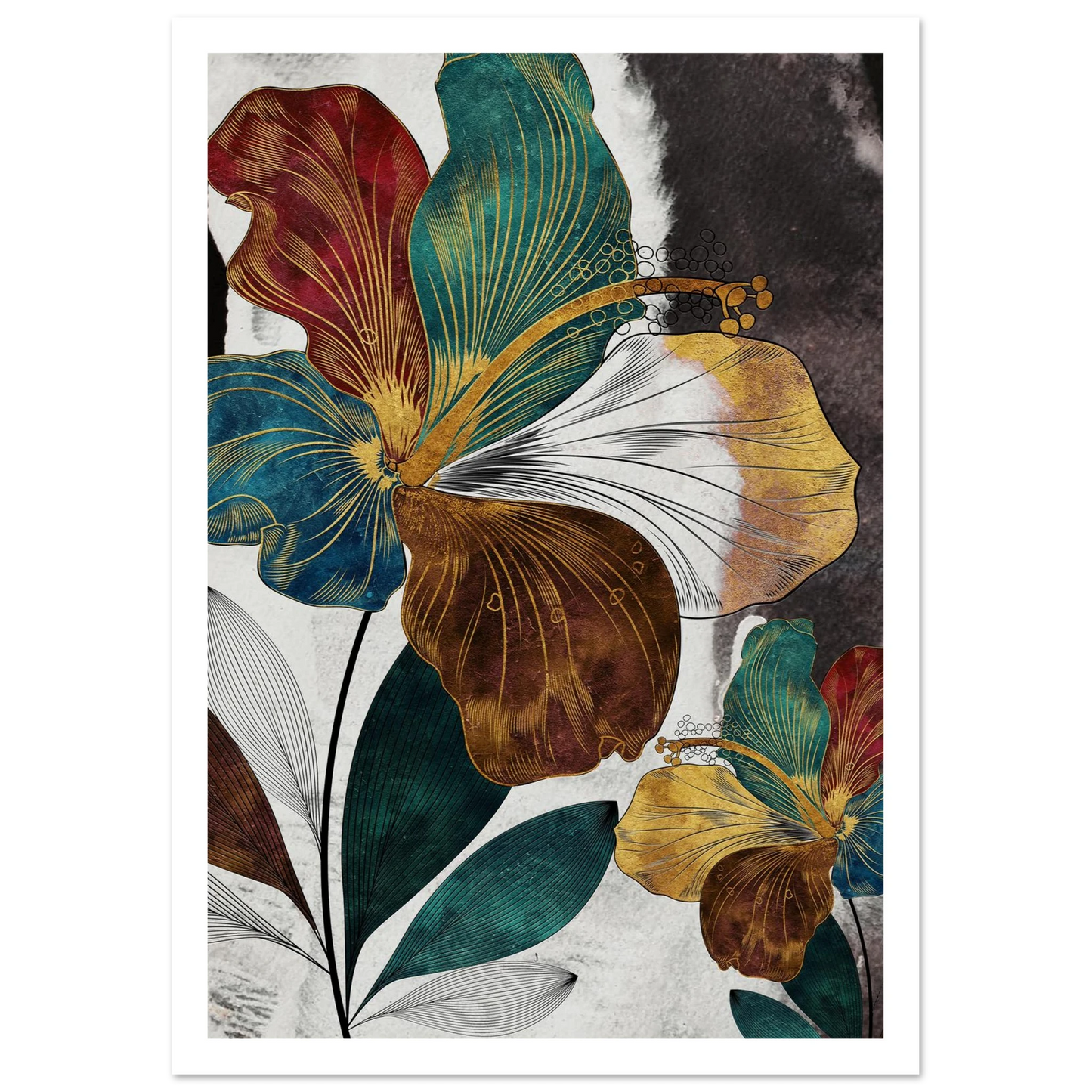 Golden Bloom Symphony - Poster - Arthena