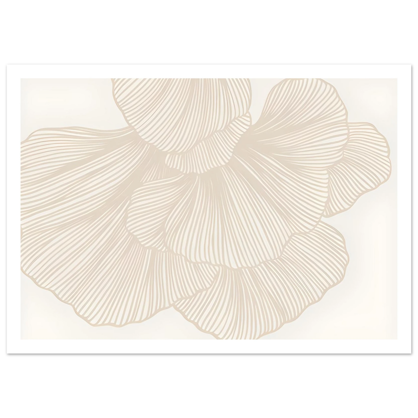 Flower Lines - Poster - Arthena