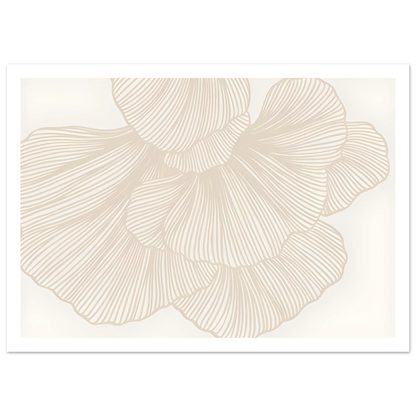 Flower Lines - Poster - Arthena