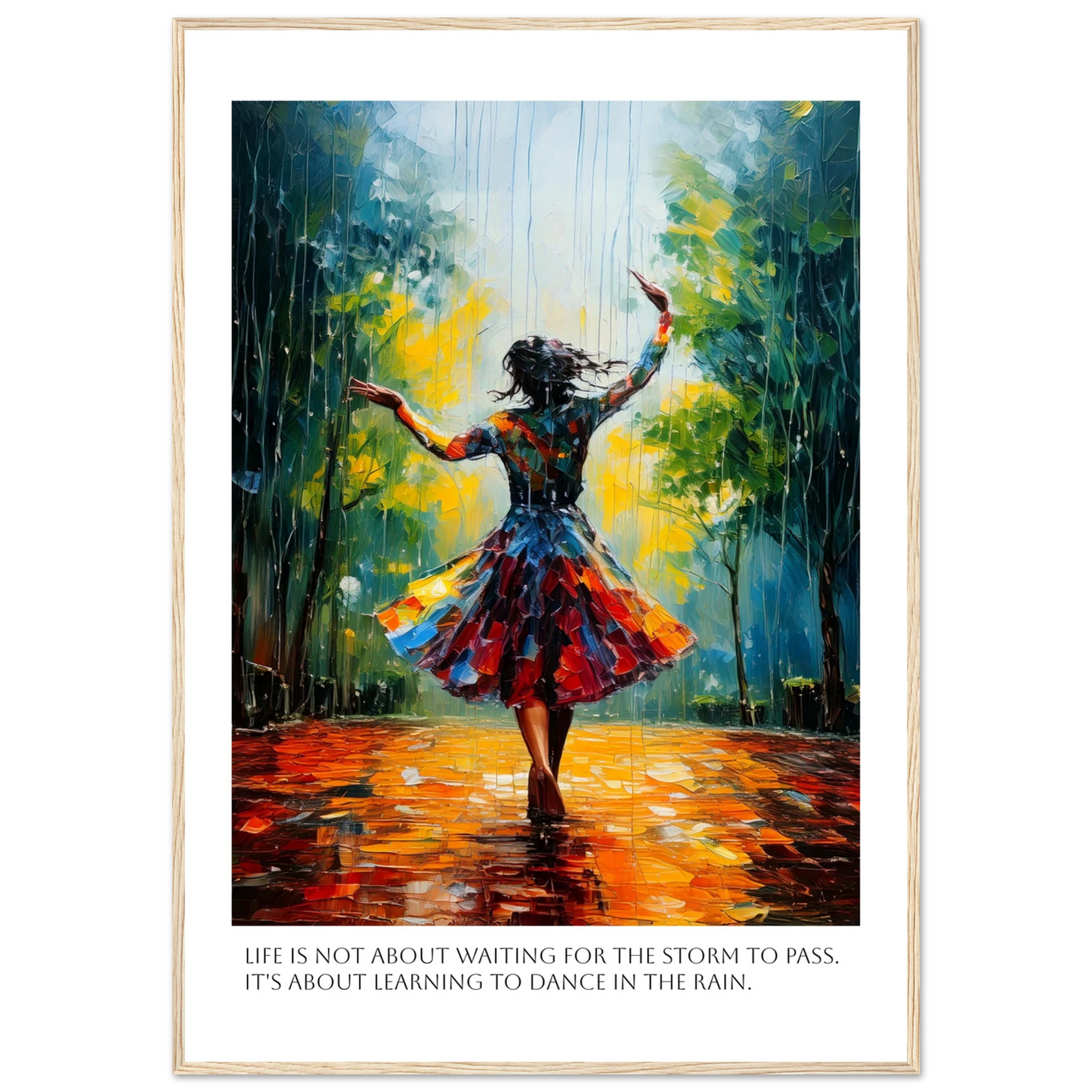 Dance in the color storm - Poster - Arthena
