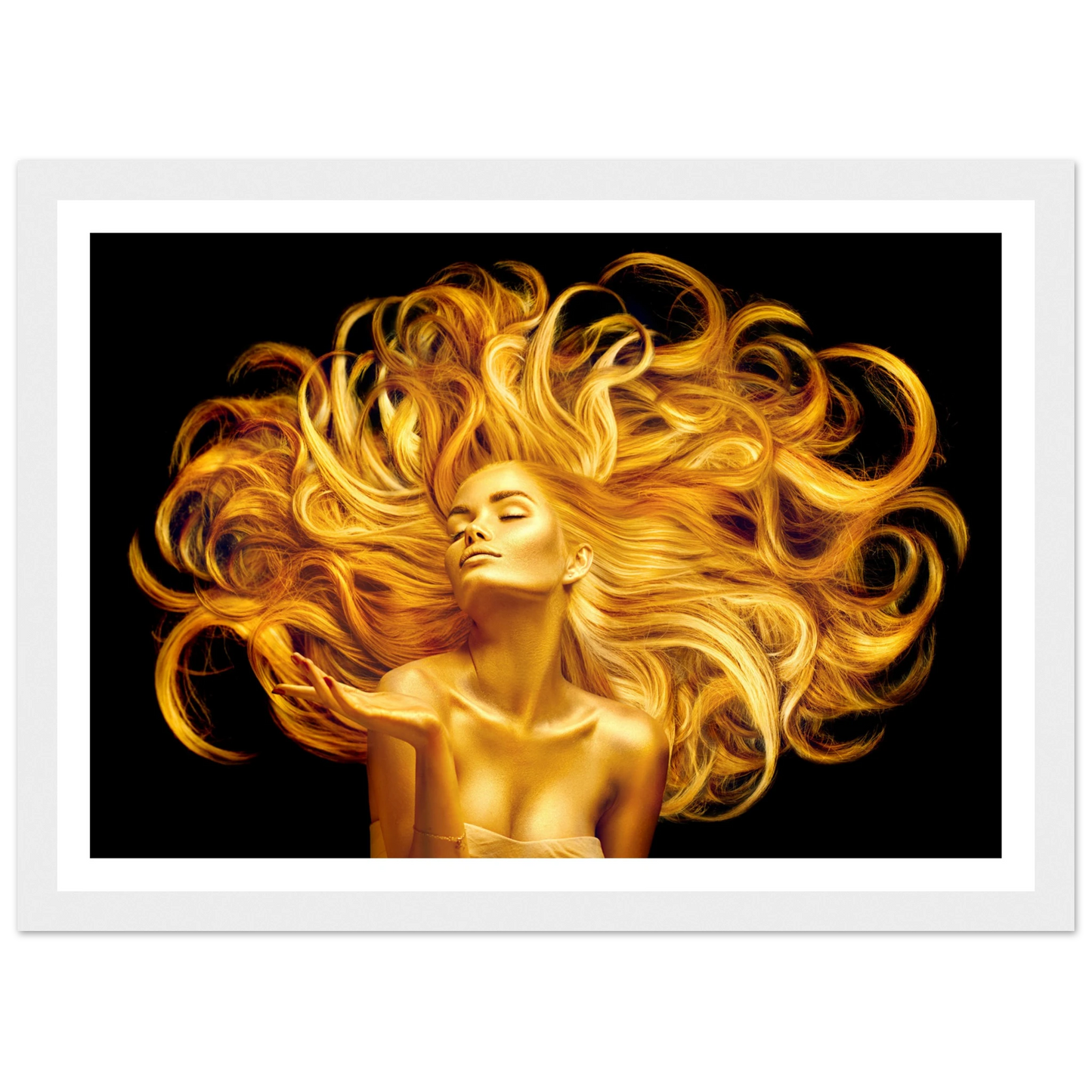 Golden Flow - Poster - Arthena