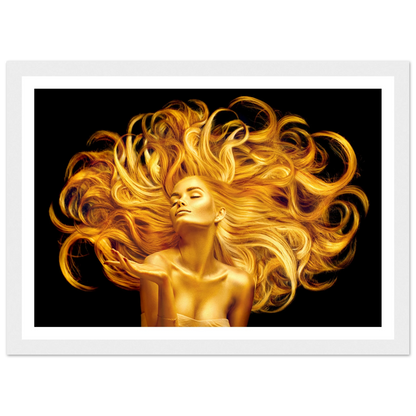Golden Flow - Poster - Arthena