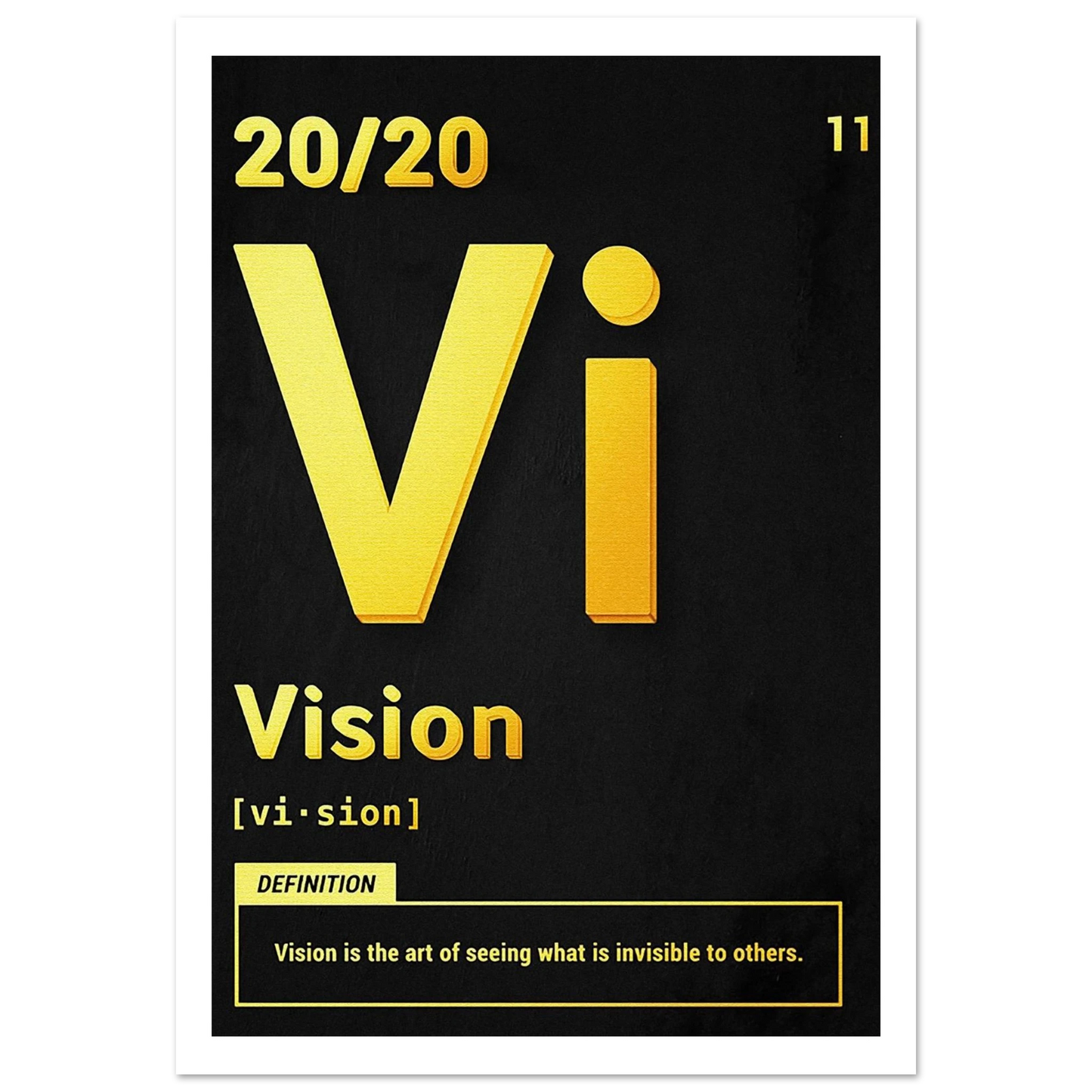 Vision - Poster - Arthena
