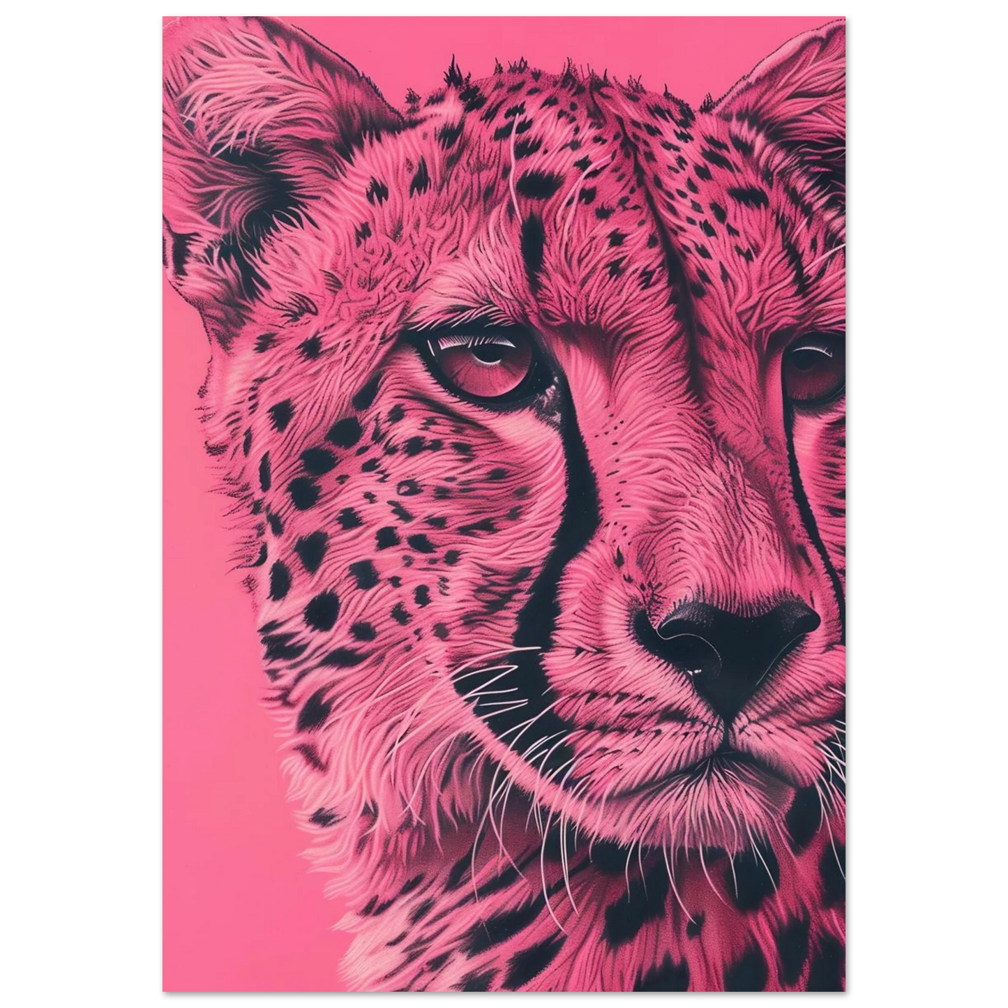 A Pink Cheetah - Poster - Arthena