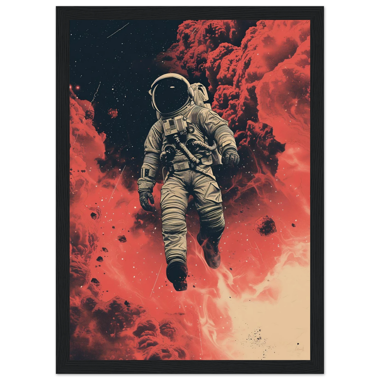 Scarlet Skies The Astronaut - Poster - Arthena