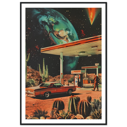Interstellar Pit Stop - Poster - Arthena