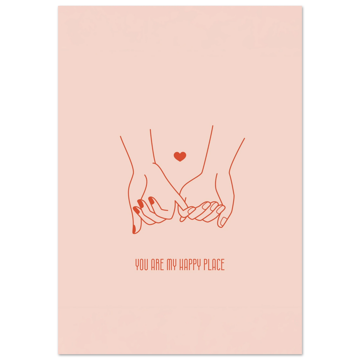 You are my happy place - Poster - Arthena