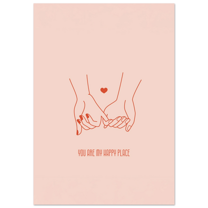 You are my happy place - Poster - Arthena
