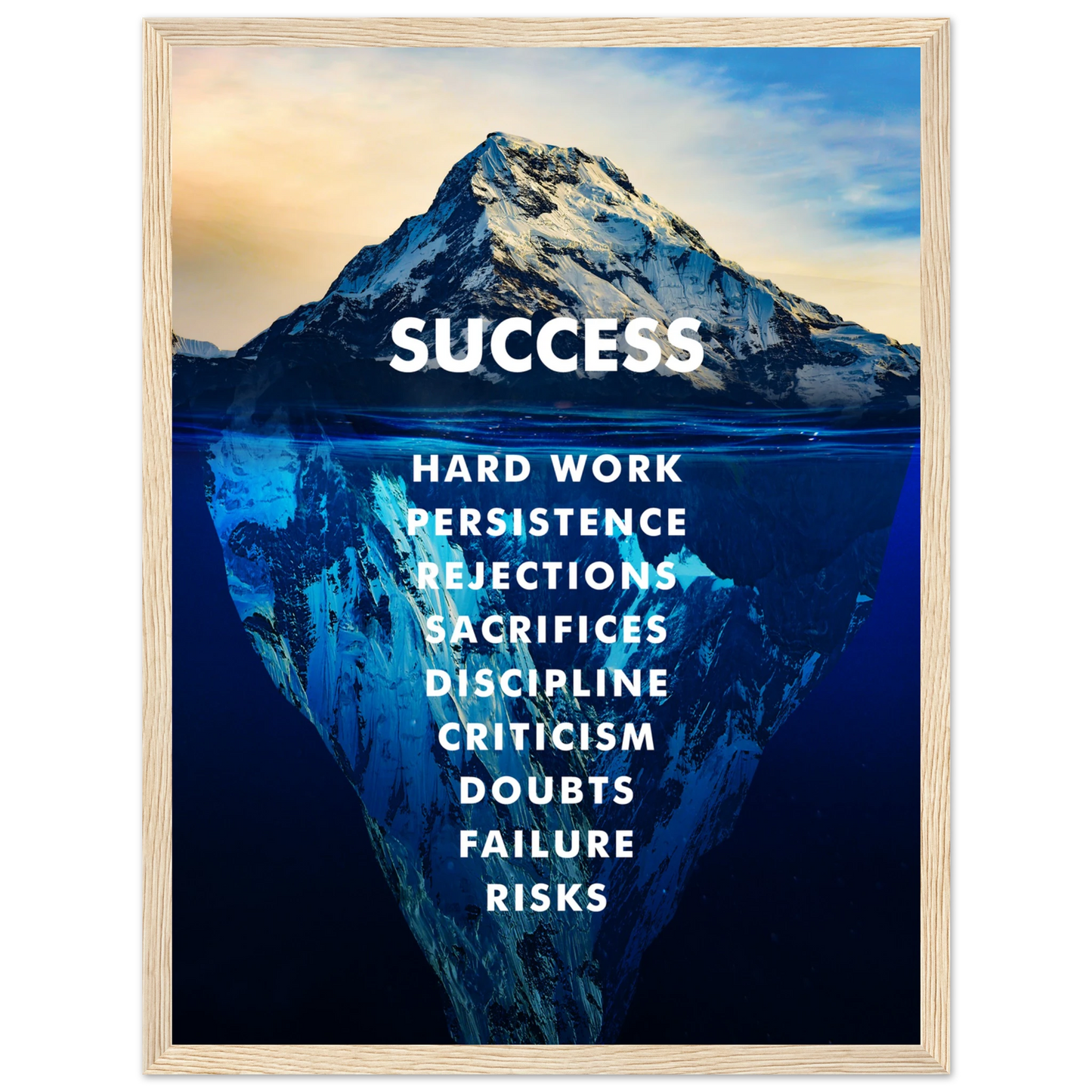 The Iceberg of Success - Poster - Arthena