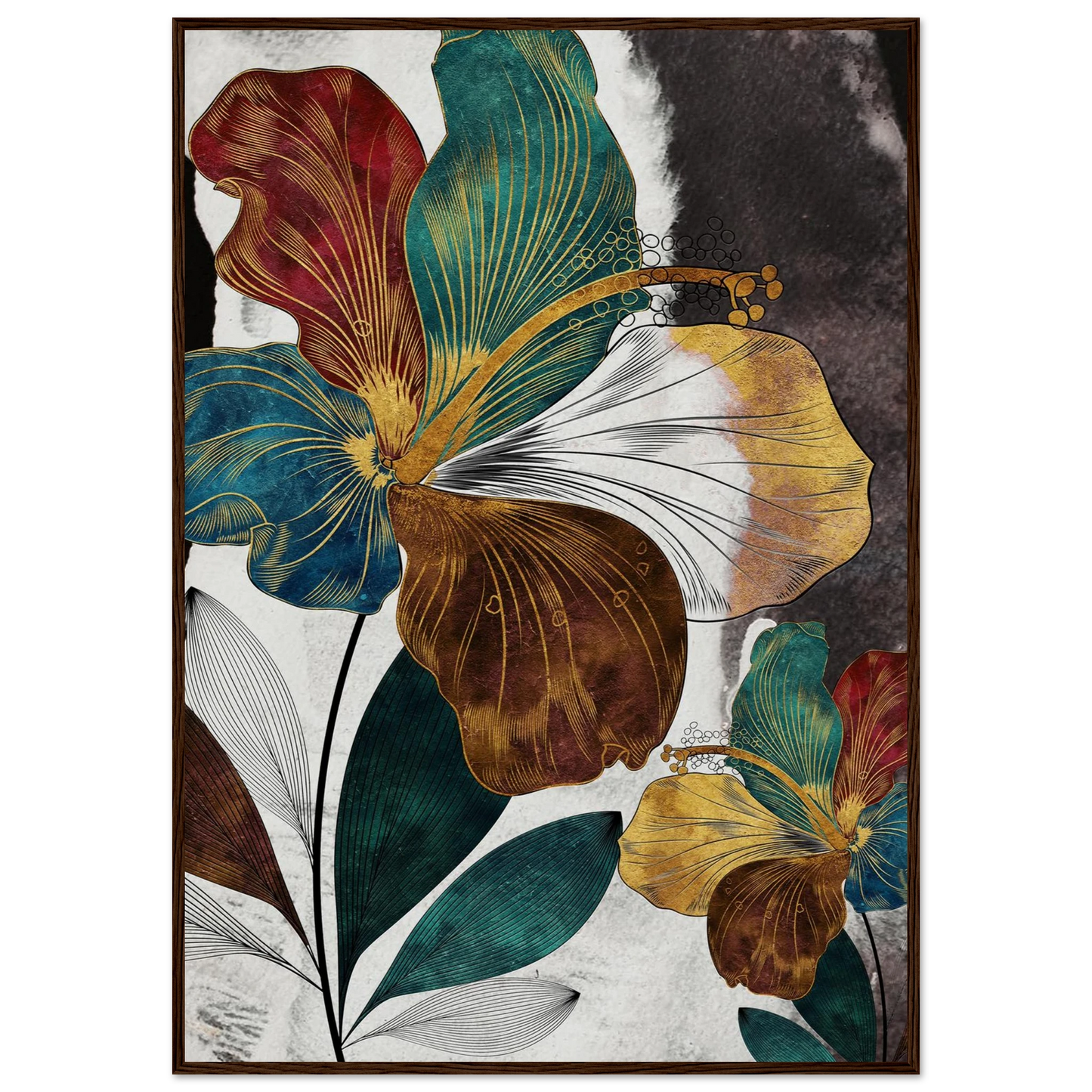 Golden Bloom Symphony - Poster - Arthena