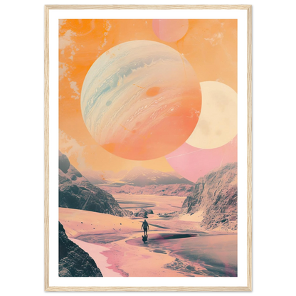 Lost Wanderer Beneath Alien Suns - Poster - Arthena