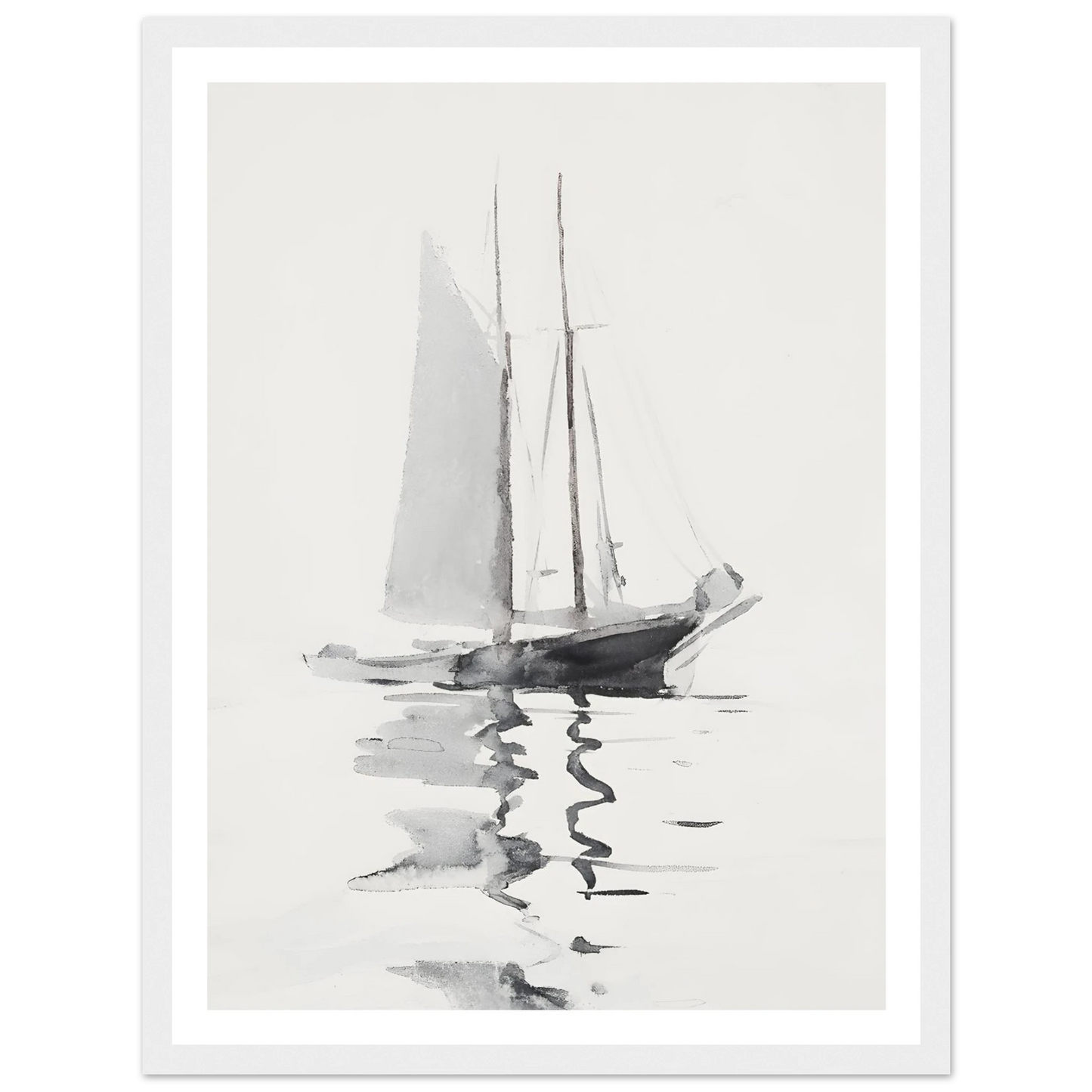 Abstract boat - Poster - Arthena