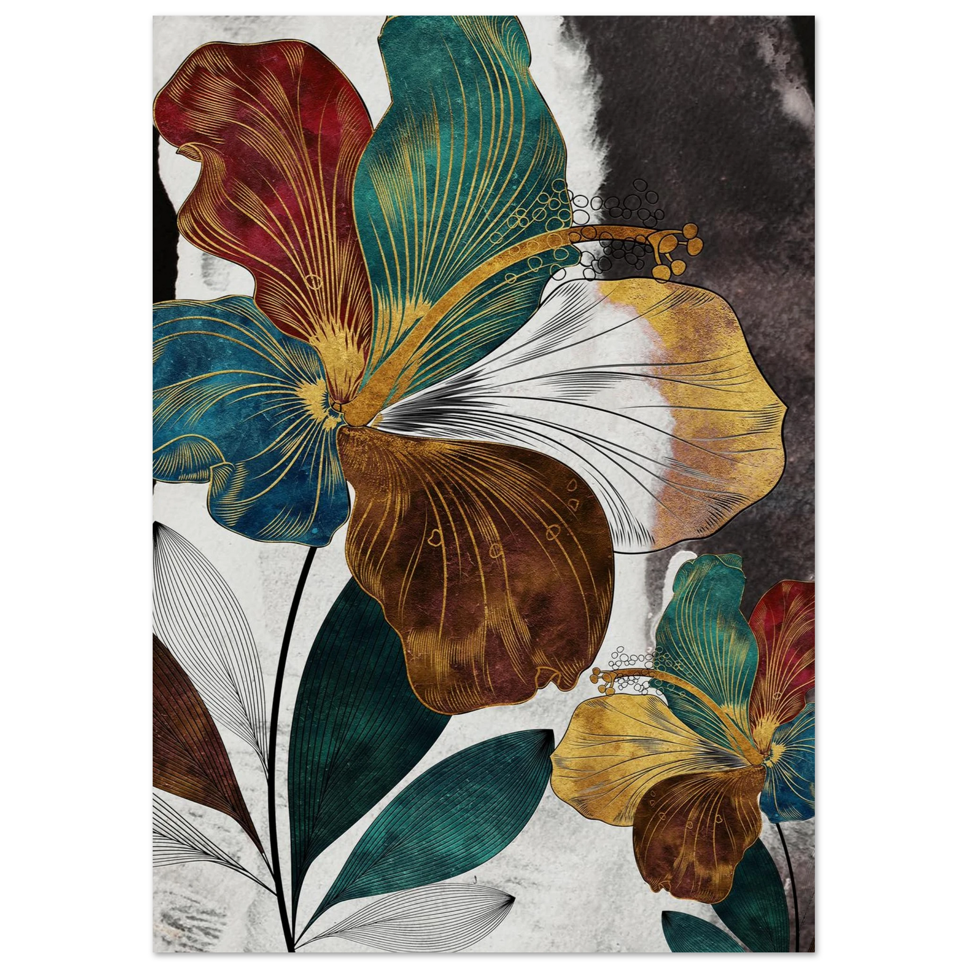 Golden Bloom Symphony - Poster - Arthena