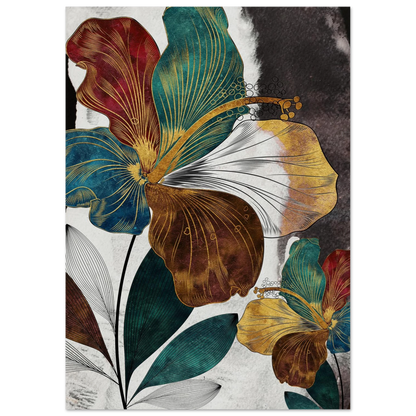 Golden Bloom Symphony - Poster - Arthena