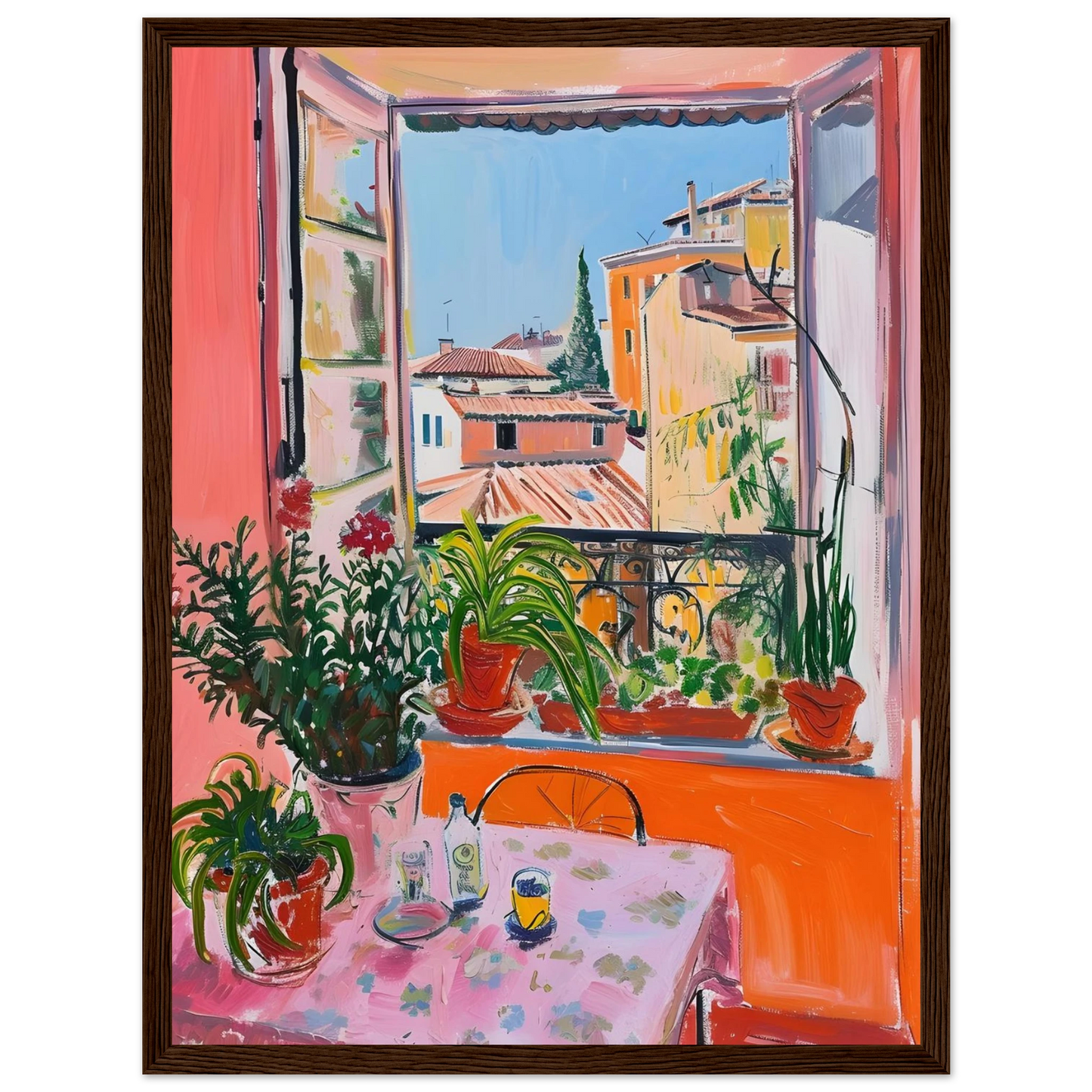 Sunny Window View - Poster - Arthena