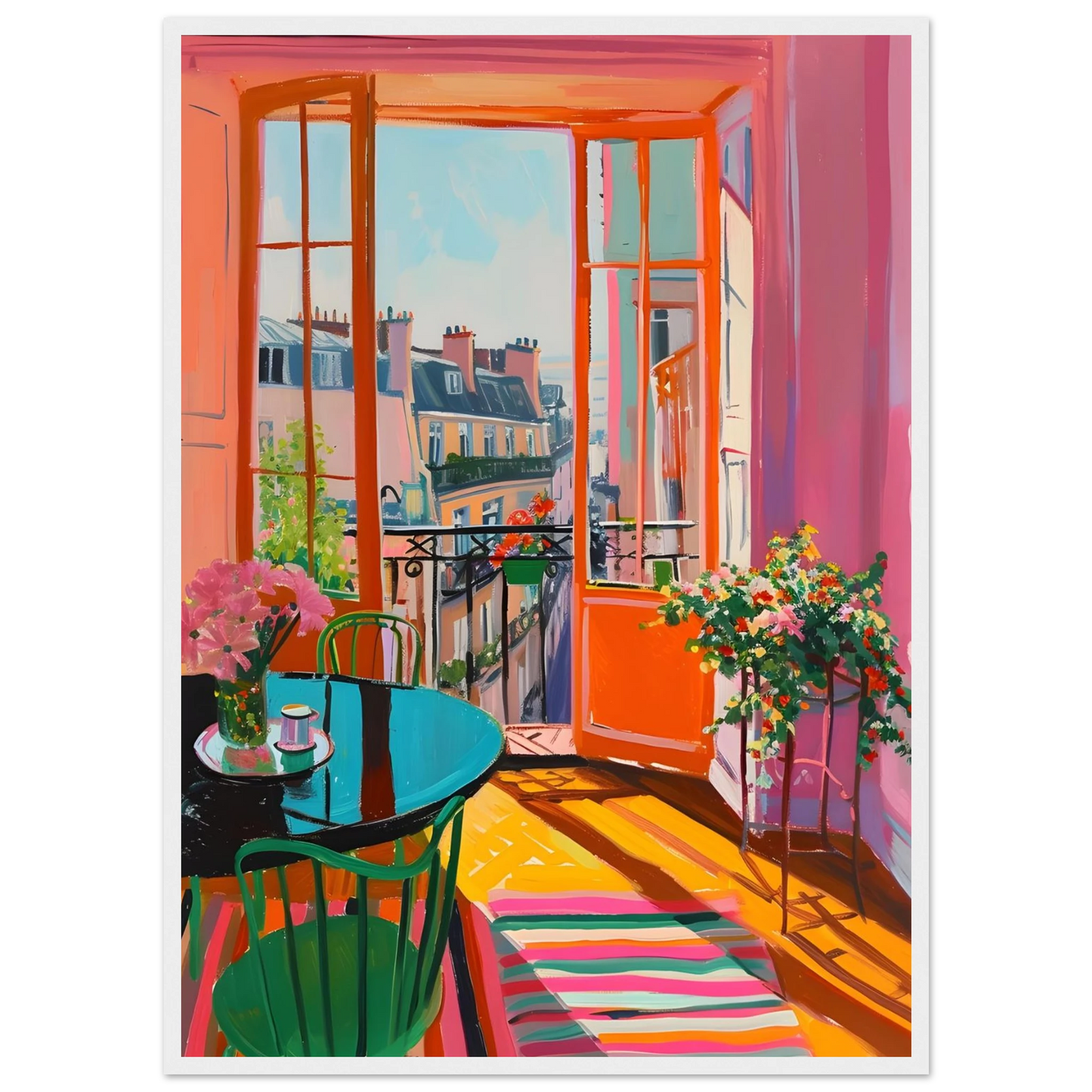 Parisian Morning View - Poster - Arthena