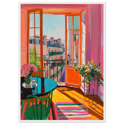 Parisian Morning View - Poster - Arthena