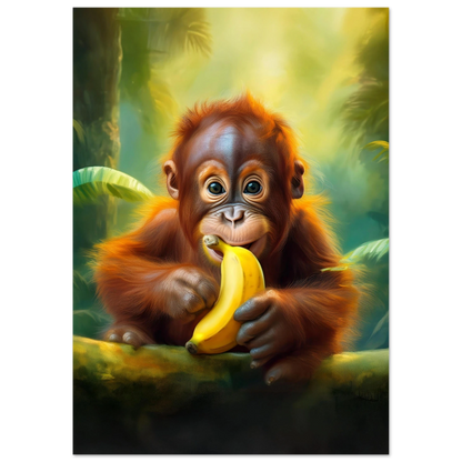Orangutang Baby - Poster - Arthena