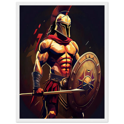 Spartan Warrior - Poster - Arthena