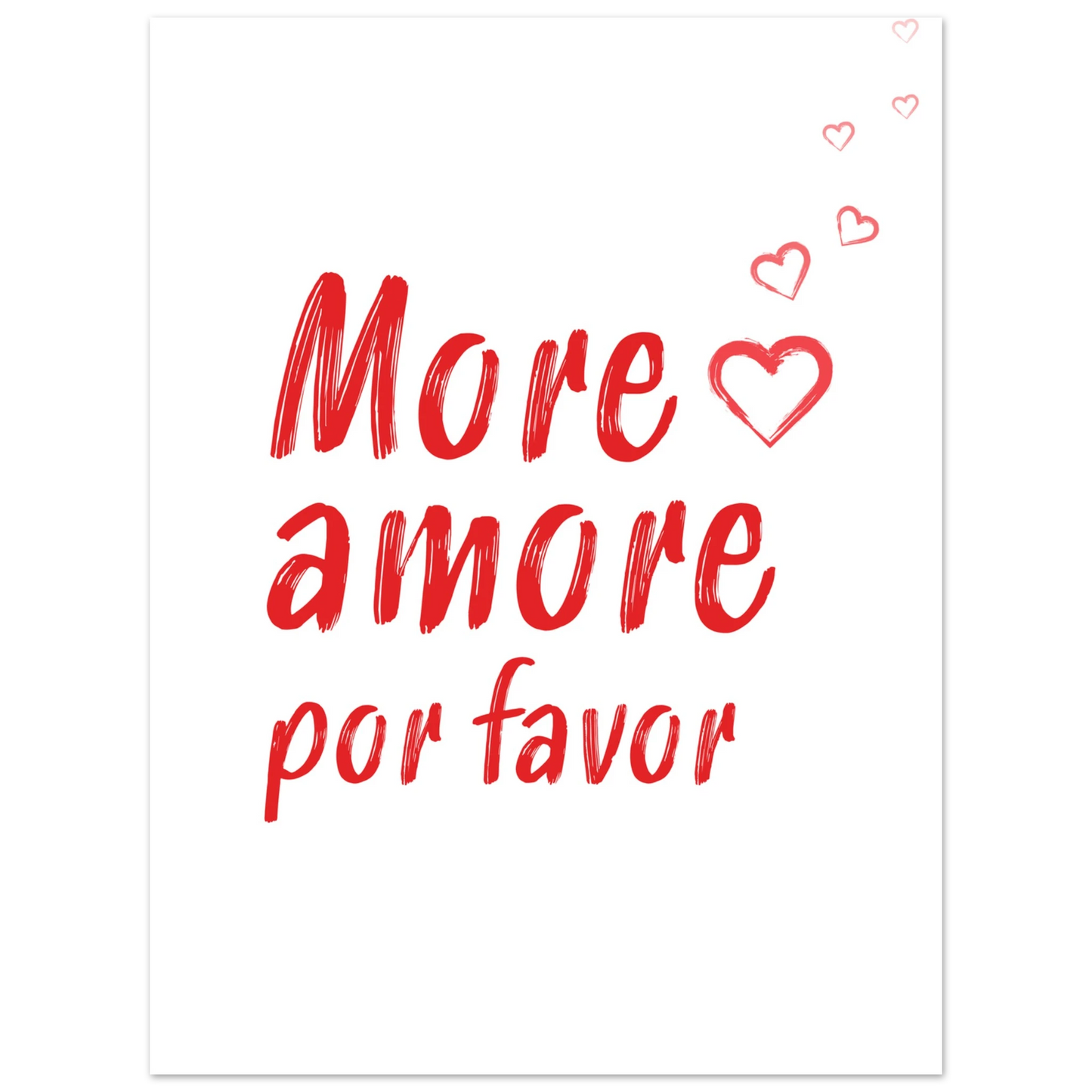 More Amore Por Favor - Poster - Arthena