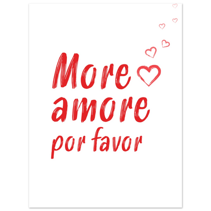 More Amore Por Favor - Poster - Arthena