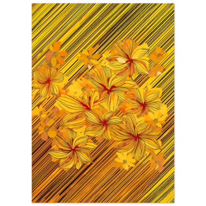 Golden Blossoms - Poster - Arthena