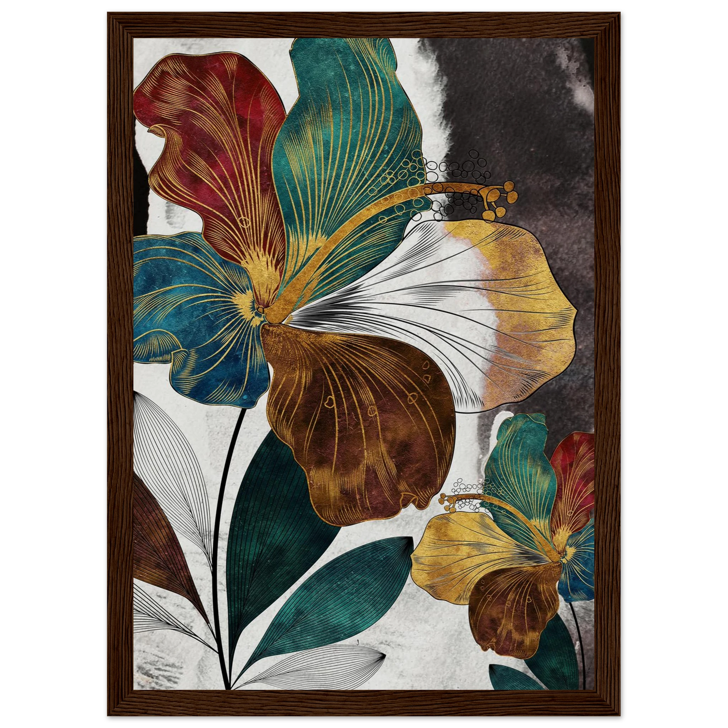 Golden Bloom Symphony - Poster - Arthena