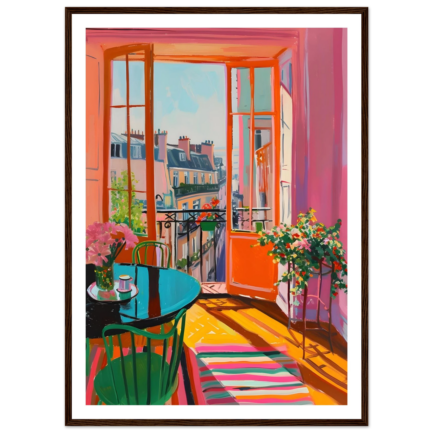 Parisian Morning View - Poster - Arthena