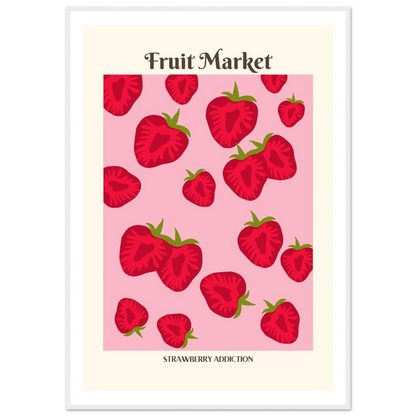 Fruit Market Strawberry - Poster - Arthena