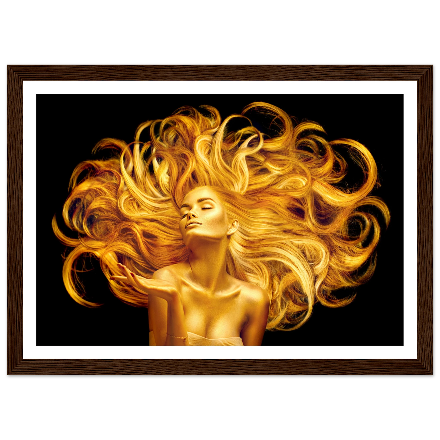 Golden Flow - Poster - Arthena