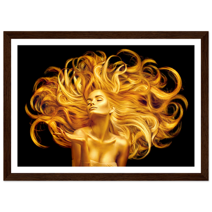 Golden Flow - Poster - Arthena