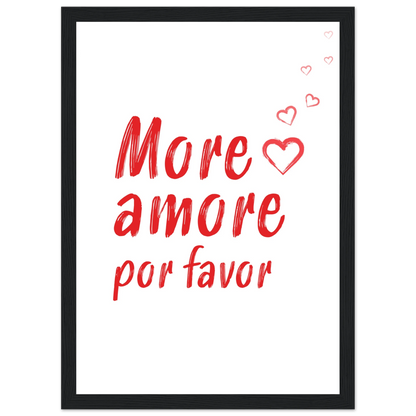 More Amore Por Favor - Poster - Arthena
