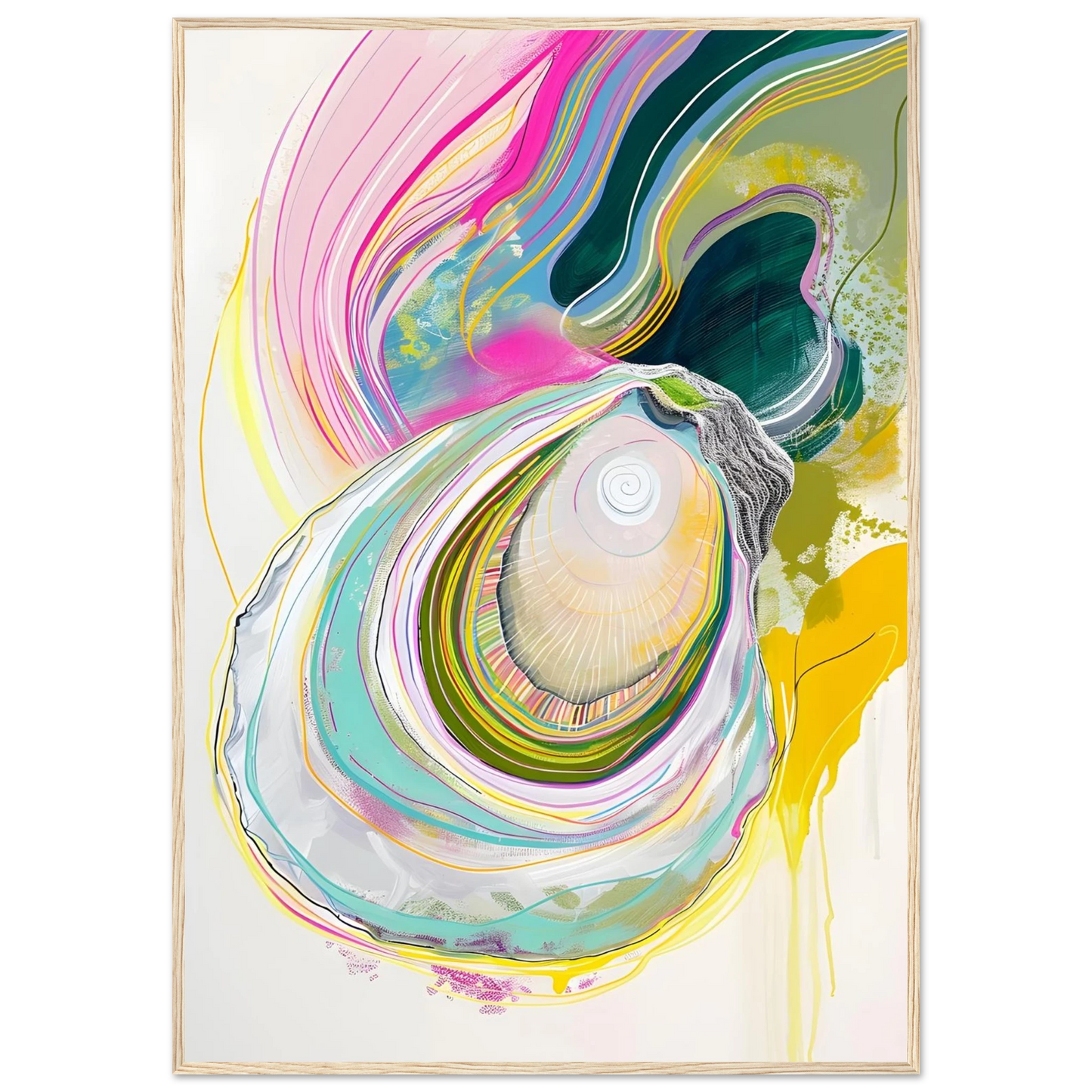 Colorful Oyster - Poster - Arthena