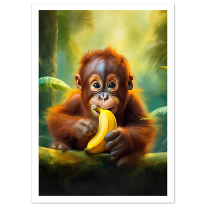 Orangutang Baby - Poster - Arthena