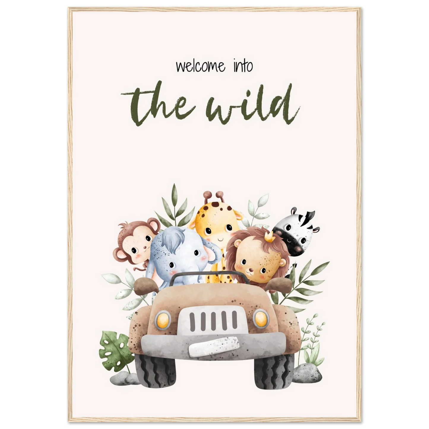 Welcome into the wild - Poster - Arthena