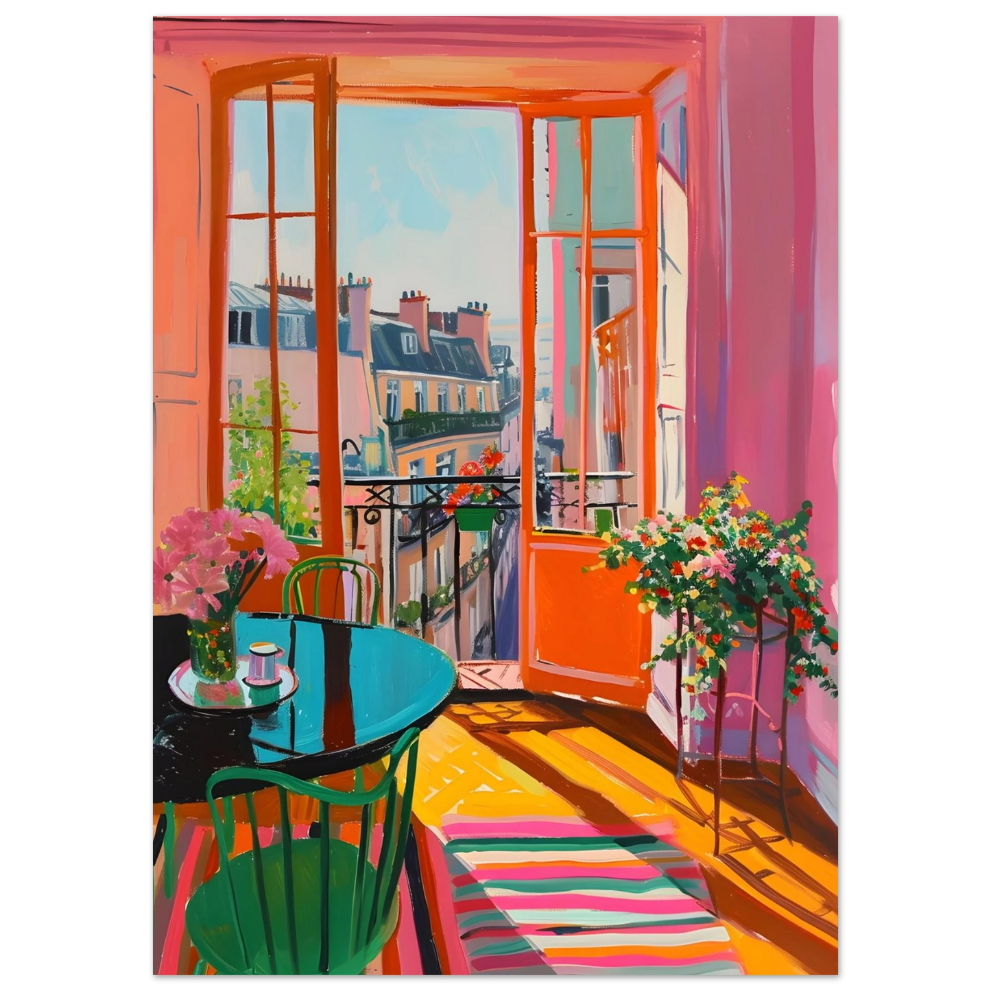 Parisian Morning View - Poster - Arthena