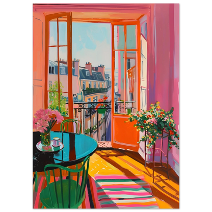 Parisian Morning View - Poster - Arthena