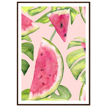 Watermelon Slices - Poster - Arthena