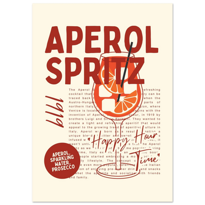 Aperol Spritz 1919 - Poster - Arthena